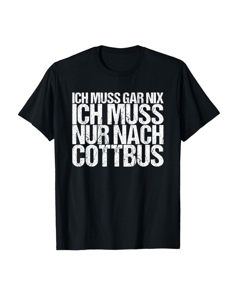 Lustiger T-Shirt „Ich Muss Gar Nix Ich Muss Nur Nach“ | lustige-tshirts.de