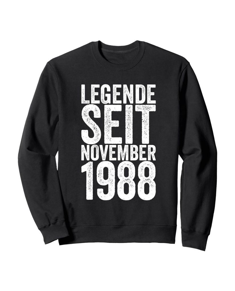 Lustiger Sweatshirt „Legende Seit November 1988“ | lustige-tshirts.de