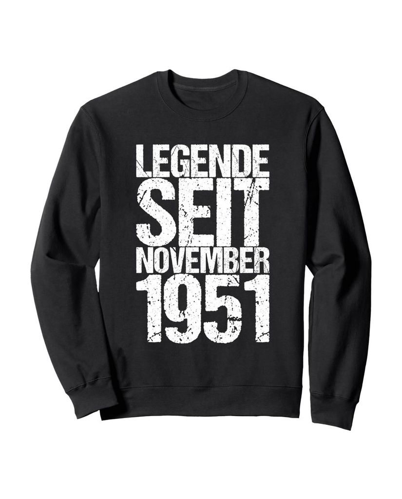 Lustiger Sweatshirt „Legende Seit November 1951“ | lustige-tshirts.de