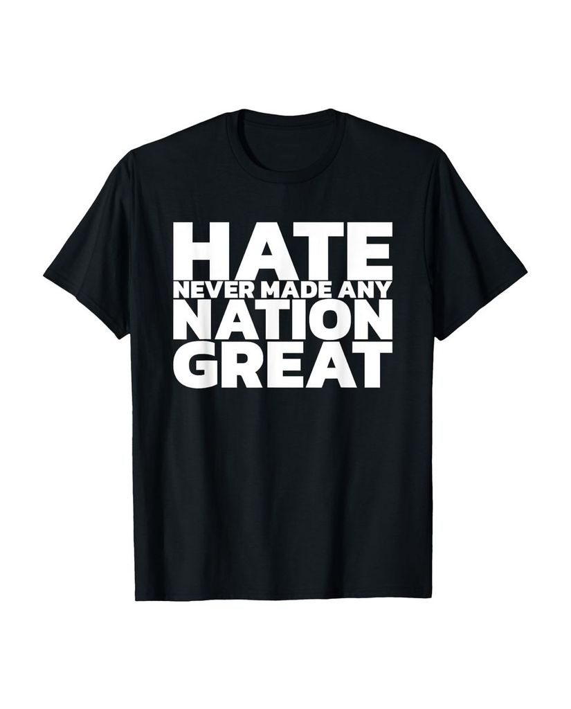 Lustiger T-Shirt „Hass hat noch nie eine Nation groß“ | lustige-tshirts.de