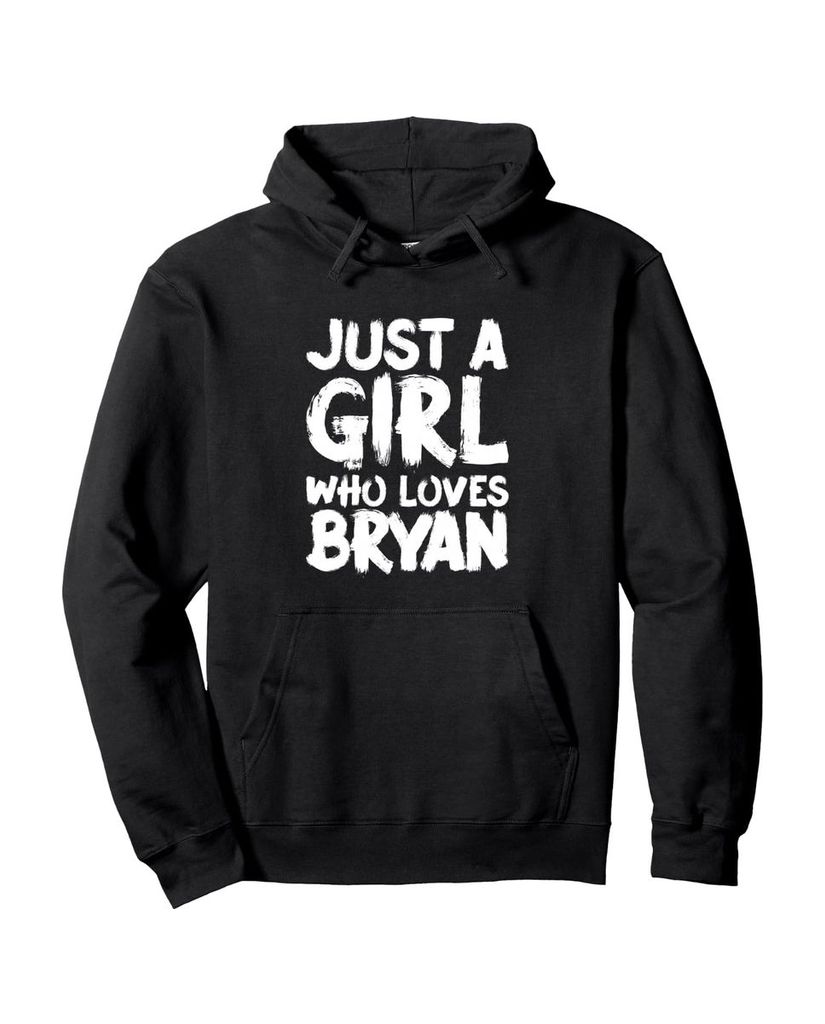 Lustiger Hoodie „Nur ein Mädchen, das Bryan liebt“ | lustige-tshirts.de