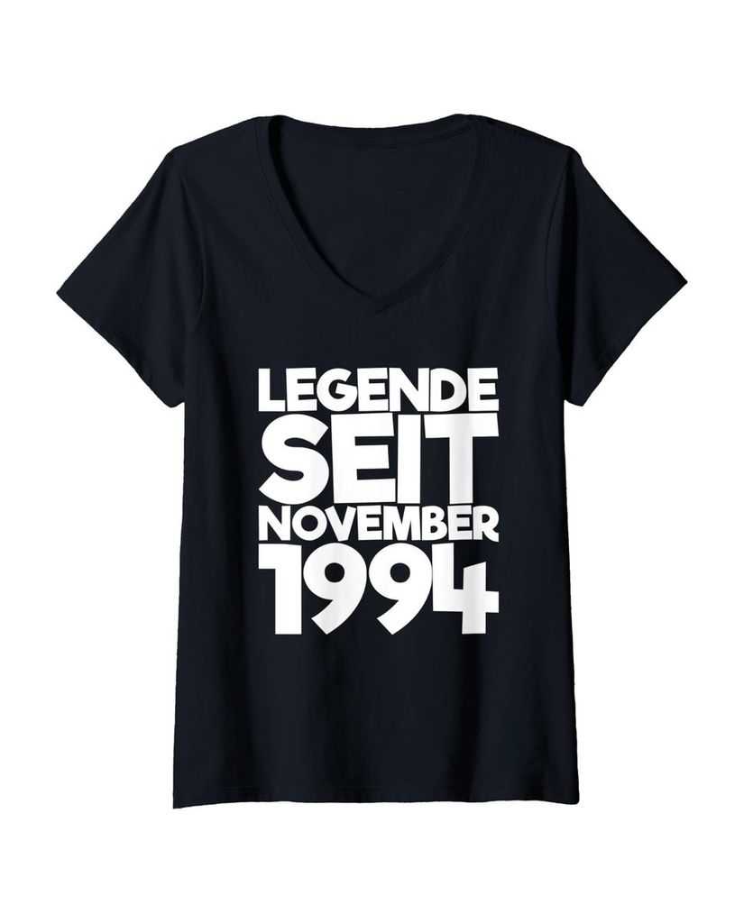 Lustiger T-Shirt mit V-Ausschnitt „Legende Seit November 1994“ | lustige-tshirts.de