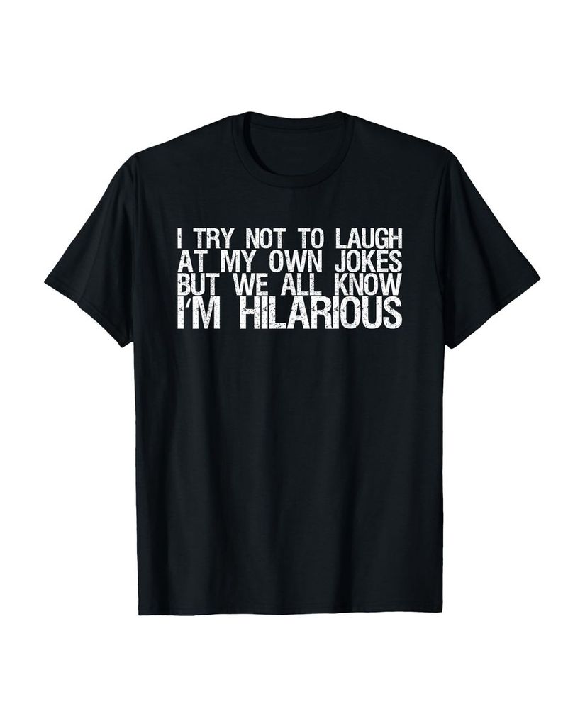 Lustiger T-Shirt „Ich versuche nicht über meine eigenen“ | lustige-tshirts.de