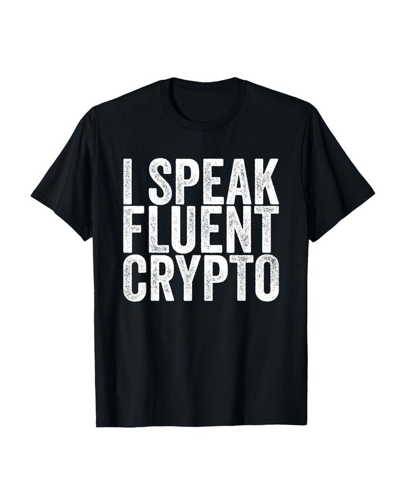 Lustiger T-Shirt „Ich spreche fließend Crypto“ | lustige-tshirts.de