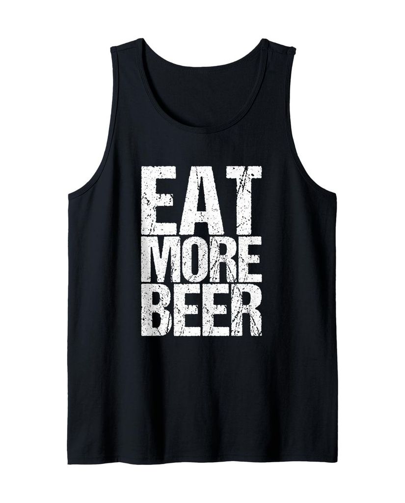 Lustiger Tank Top „Eat More Beer Lustig“ | lustige-tshirts.de