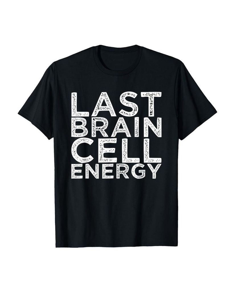Lustiger T-Shirt „Letzte Gehirnzellenenergie“ | lustige-tshirts.de