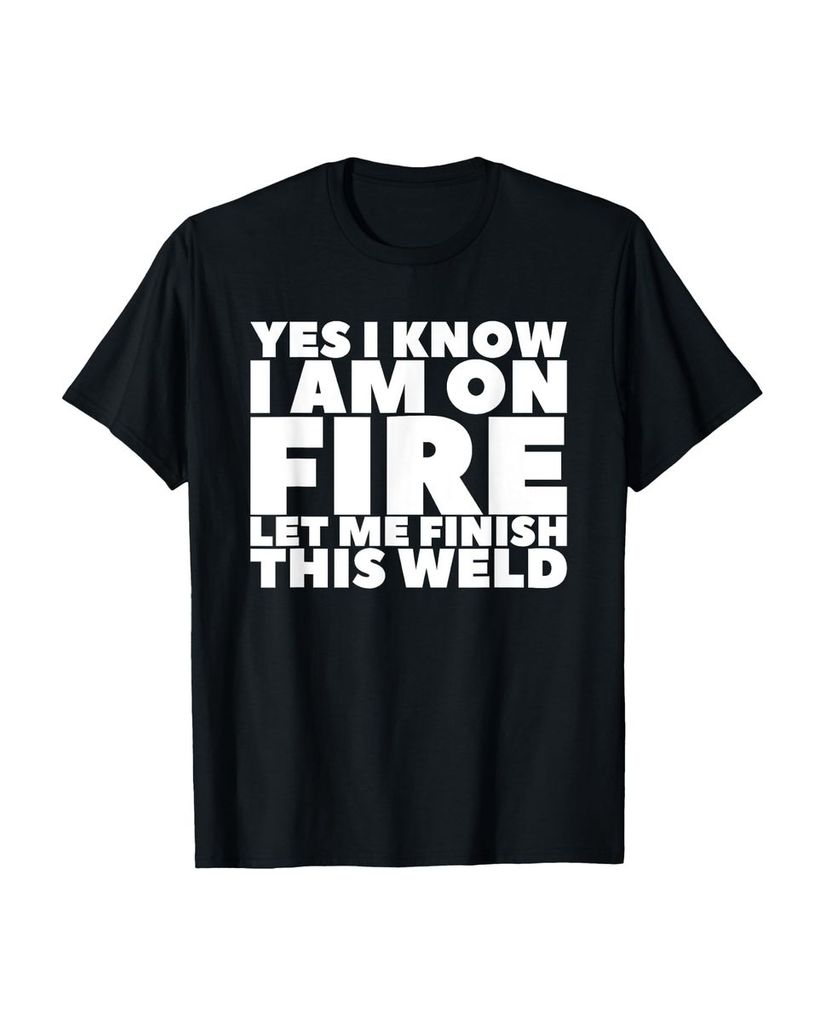 Lustiger T-Shirt „Ja ich weiß dass ich in Flammen stehe“ | lustige-tshirts.de