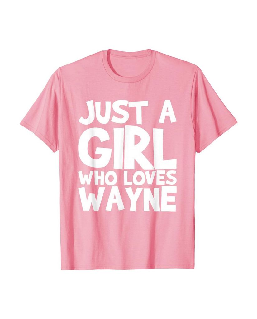 Sag einfach, wen du liebst: T-Shirt „Nur ein Mädchen das Wayne liebt“ – Ansicht 22