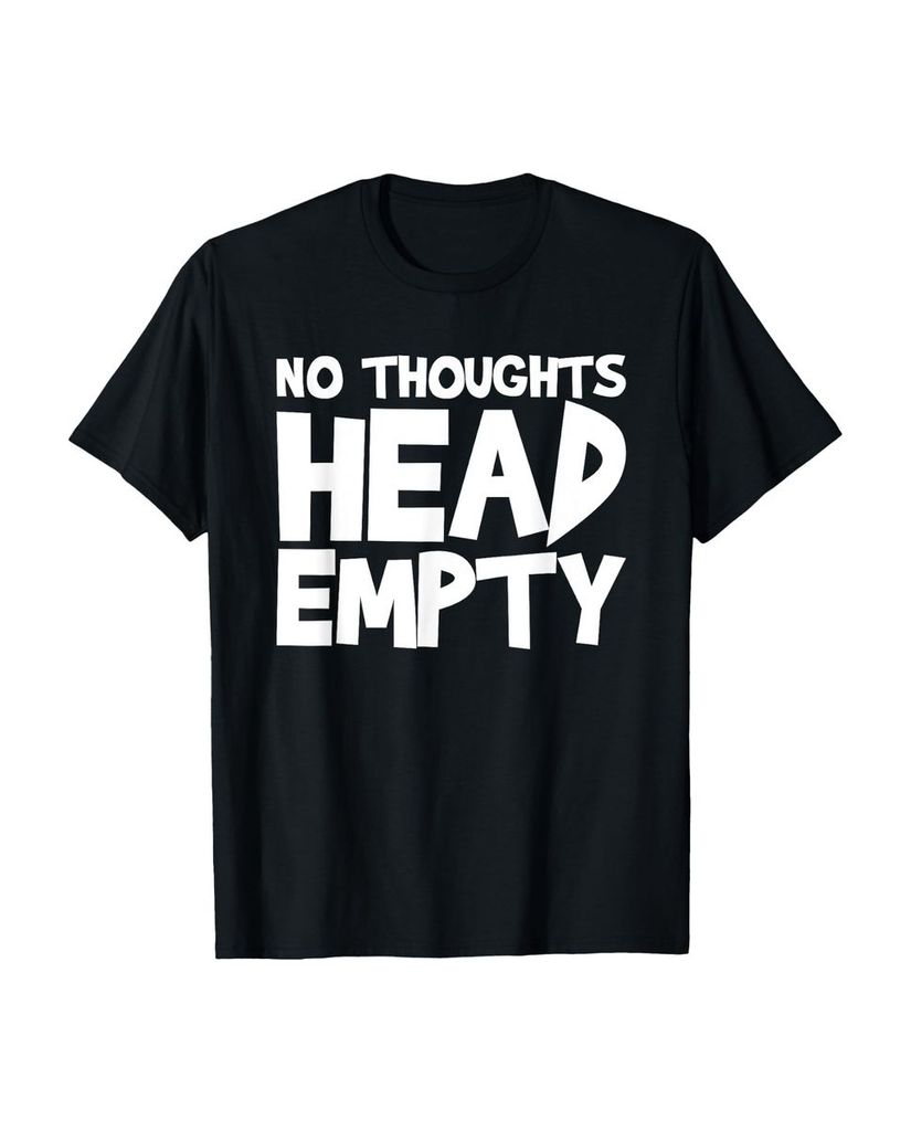 Lustiger T-Shirt „No Thoughts Kopf leer“ | lustige-tshirts.de