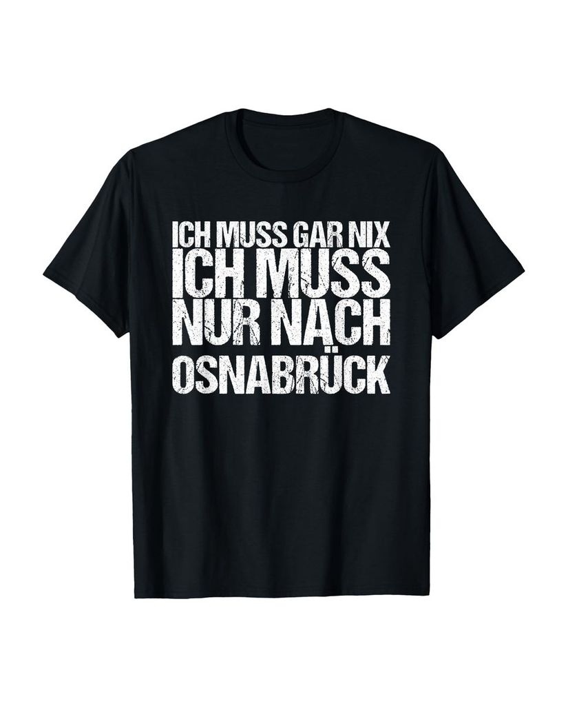 Lustiger T-Shirt „Ich Muss Gar Nix Ich Muss Nur Nach“ | lustige-tshirts.de