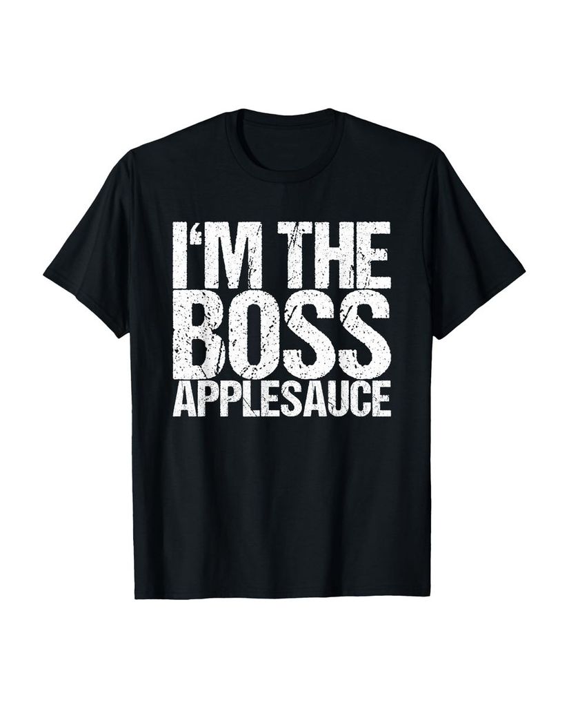 Lustiger T-Shirt „I'm The Boss Apfelmus“ | lustige-tshirts.de