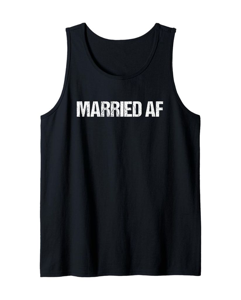 Lustiger Tank Top „Verheiratete AF Paare Hochzeit Süße Ehe“ | lustige-tshirts.de