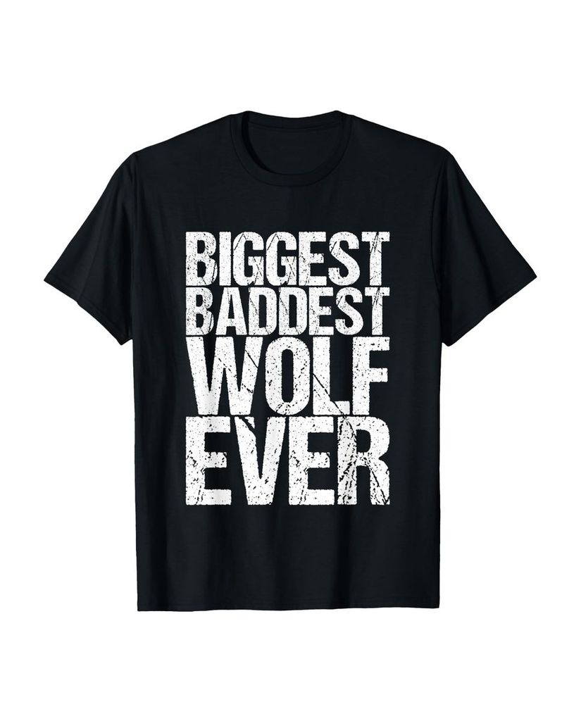 Lustiger T-Shirt „Größter schlimmster Wolf aller Zeiten“ | lustige-tshirts.de