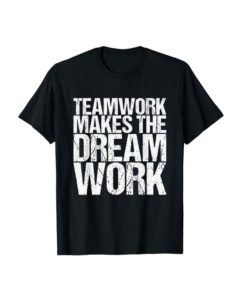 Lustiger T-Shirt „Teamwork macht den Traum zum Laufen“ | lustige-tshirts.de