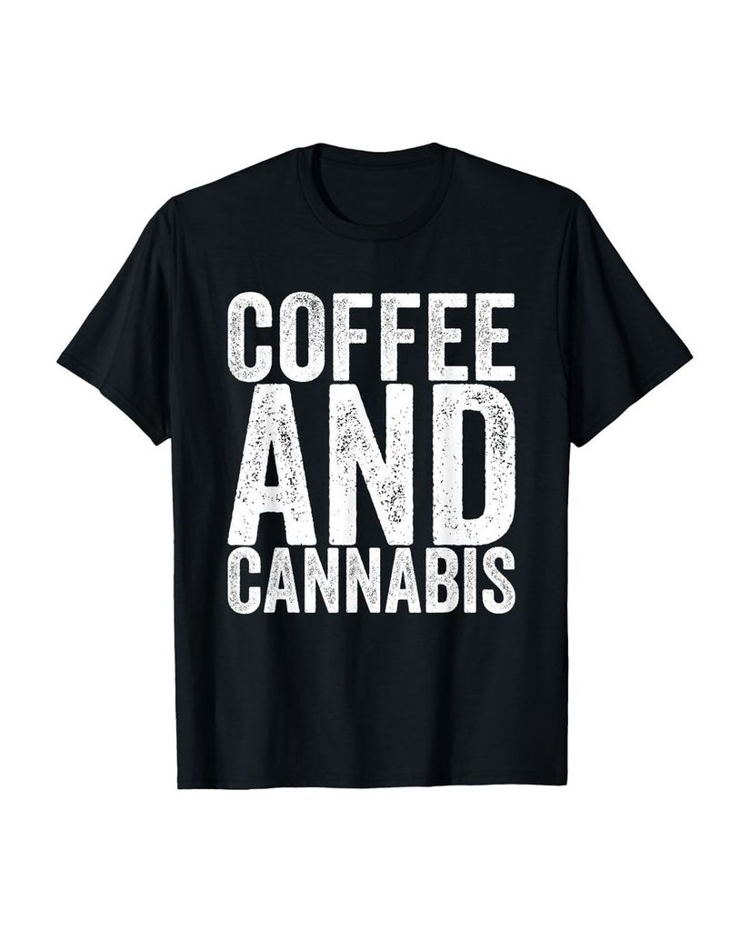 Lustiger T-Shirt „Kaffee und Cannabis“ | lustige-tshirts.de