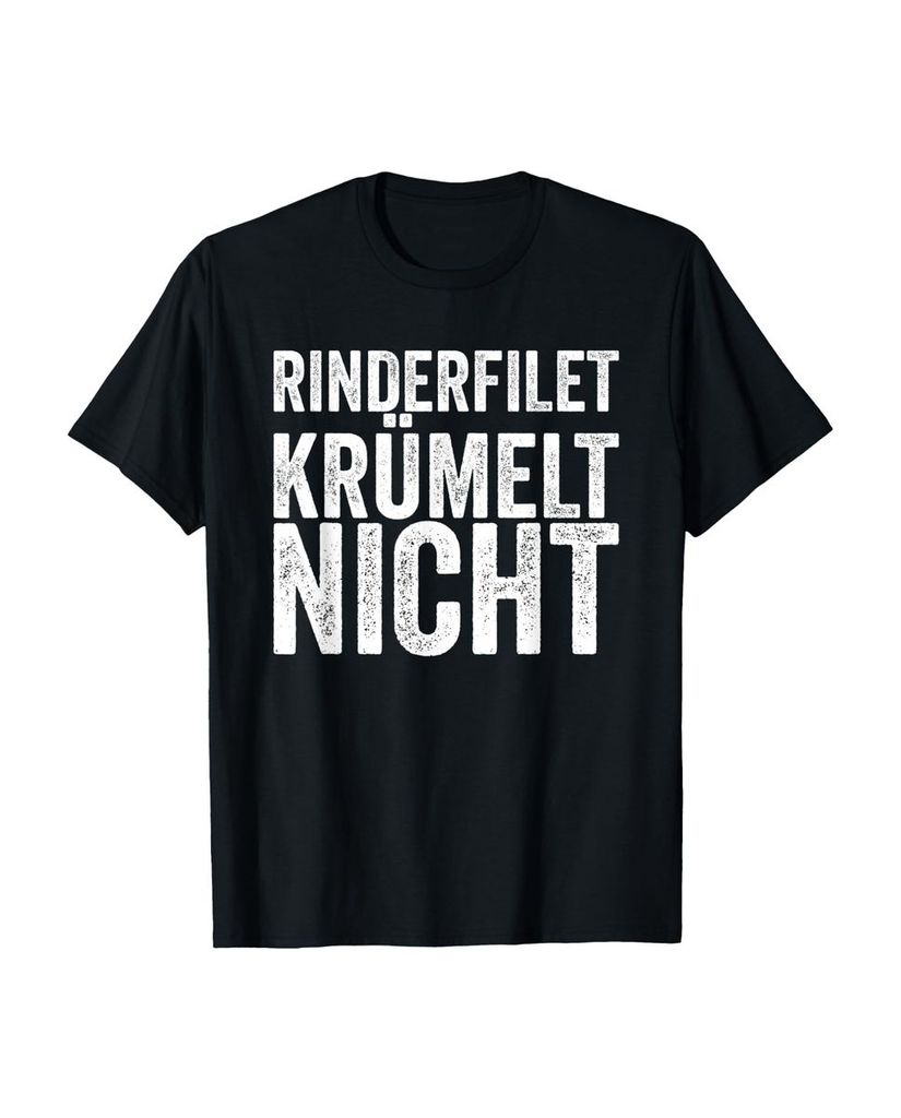 Lustiger T-Shirt „Rinderfilet Krümelt Nicht“ | lustige-tshirts.de