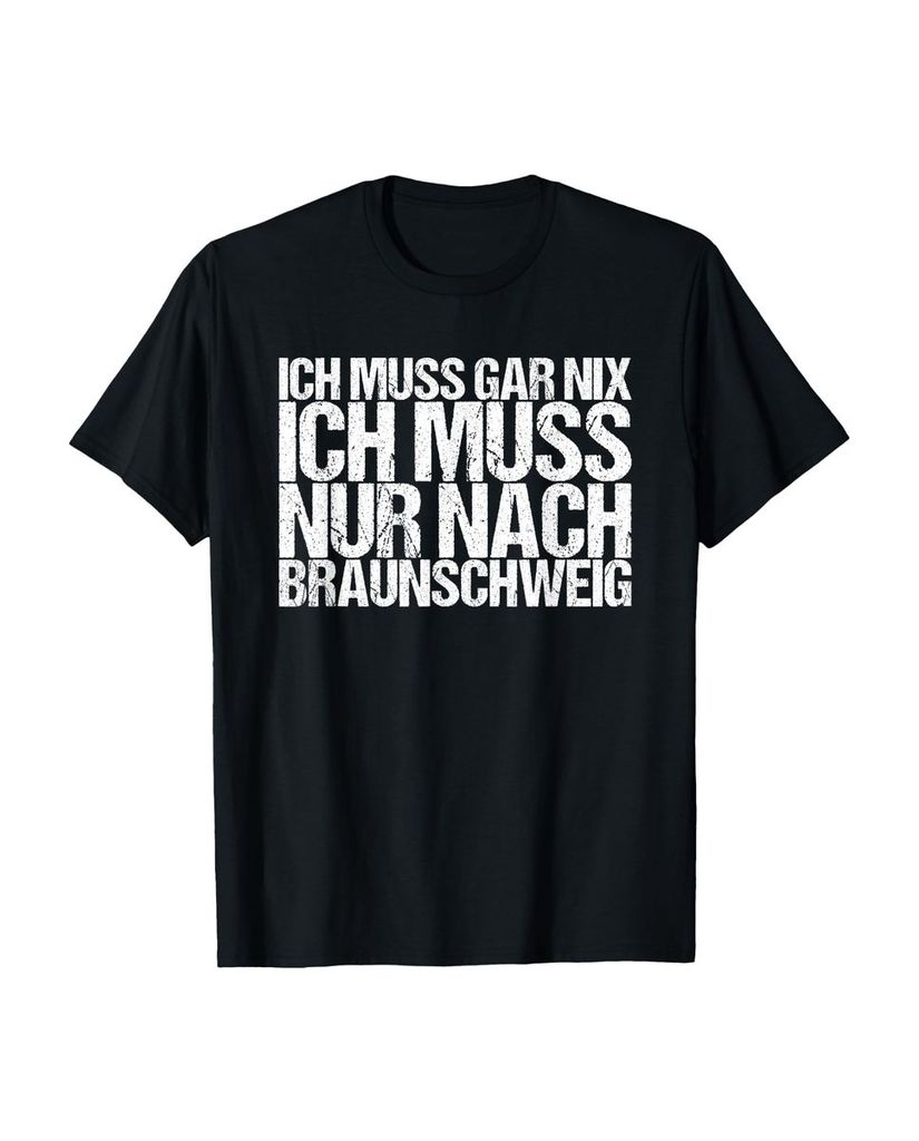 Lustiger T-Shirt „Ich Muss Gar Nix Ich Muss Nur Nach“ | lustige-tshirts.de