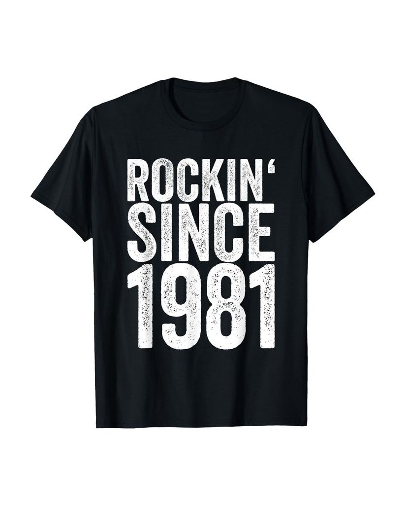 Lustiger T-Shirt „40 Jahre alt 1981 Funny Rock 40.“ | lustige-tshirts.de