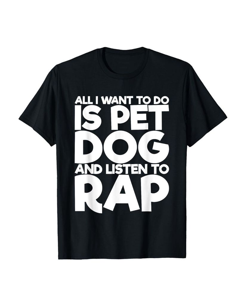 Lustiger T-Shirt „Alles was ich tun will ist Hund“ | lustige-tshirts.de