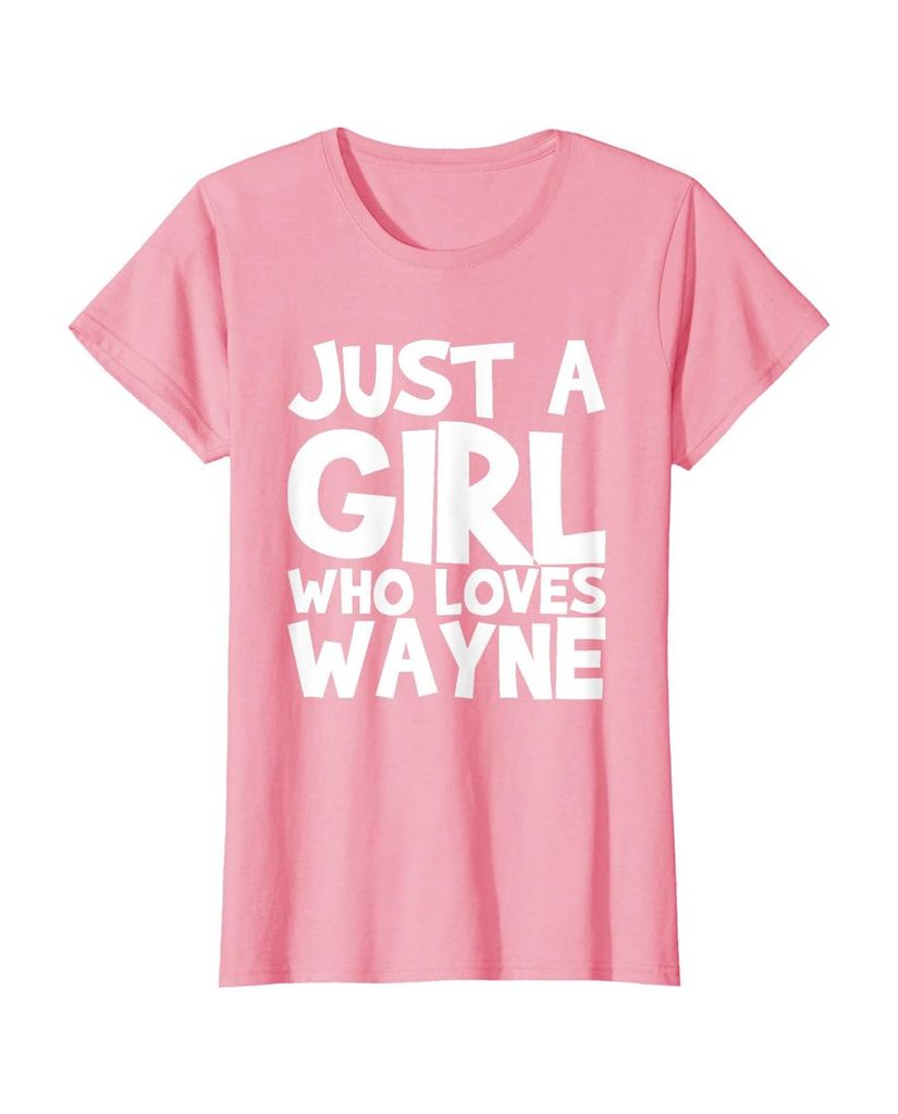 Sag einfach, wen du liebst: T-Shirt „Nur ein Mädchen das Wayne liebt“ – Ansicht 32