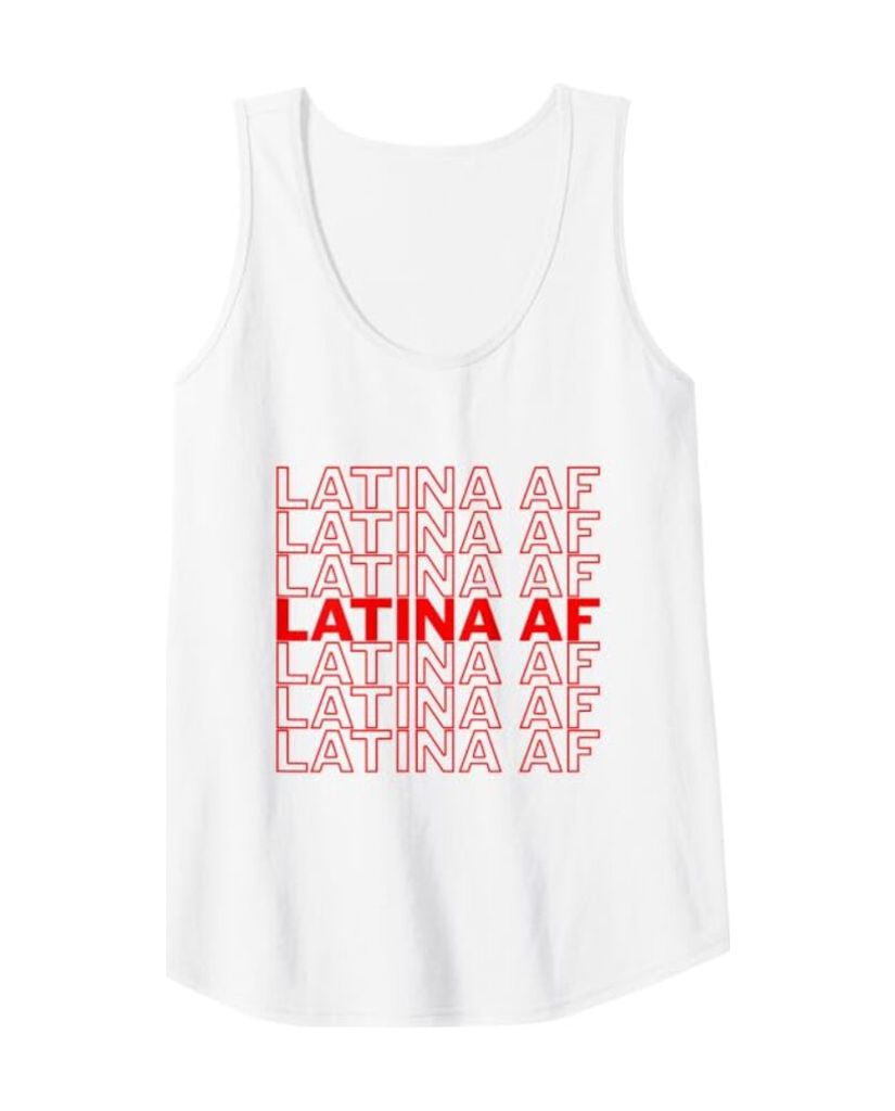 Lustiges Camping Tanktop „Latina Af“ – Ansicht 6