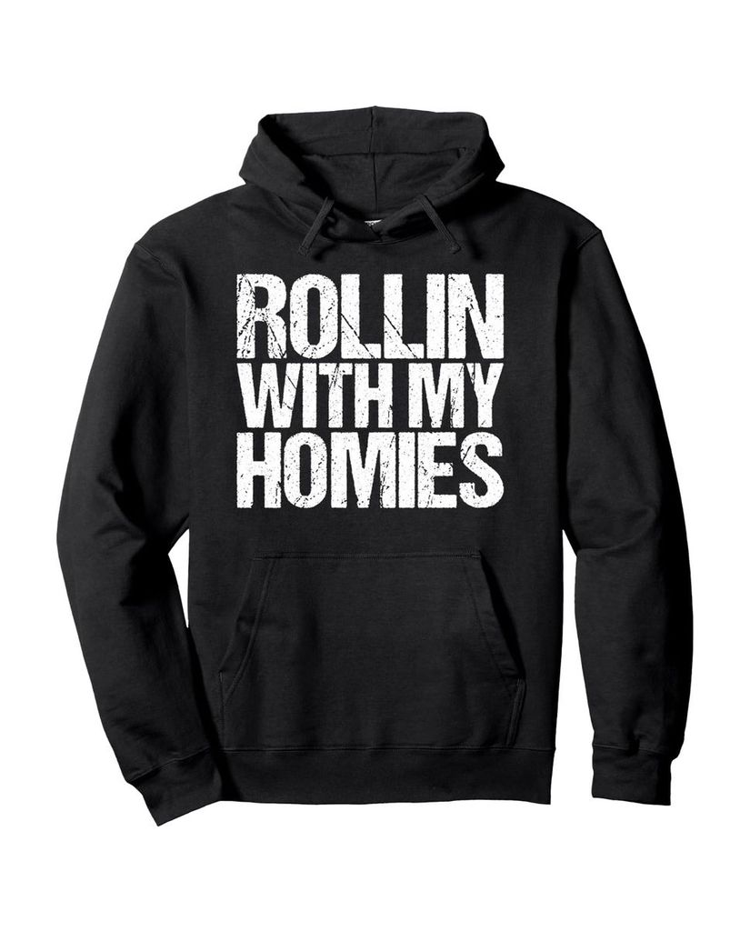 Lustiger Hoodie „Rollin' mit meinen Homies“ | lustige-tshirts.de