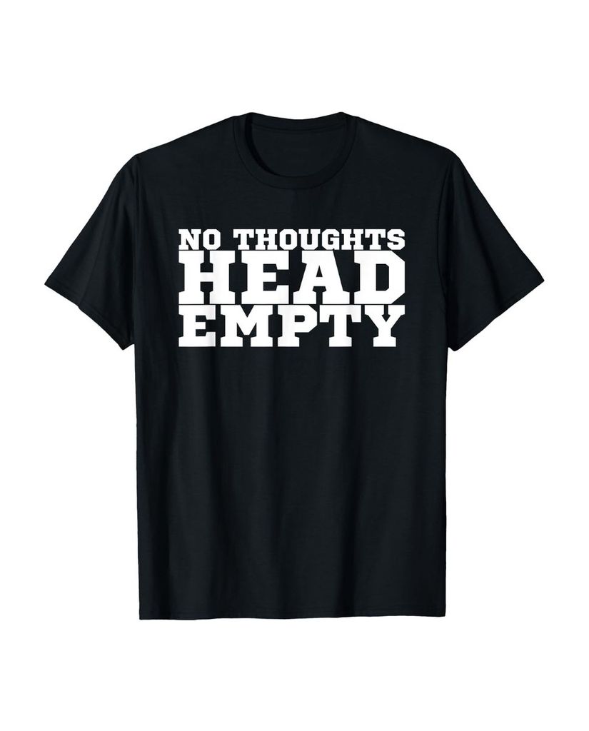 Lustiger T-Shirt „No Thoughts Kopf leer“ | lustige-tshirts.de