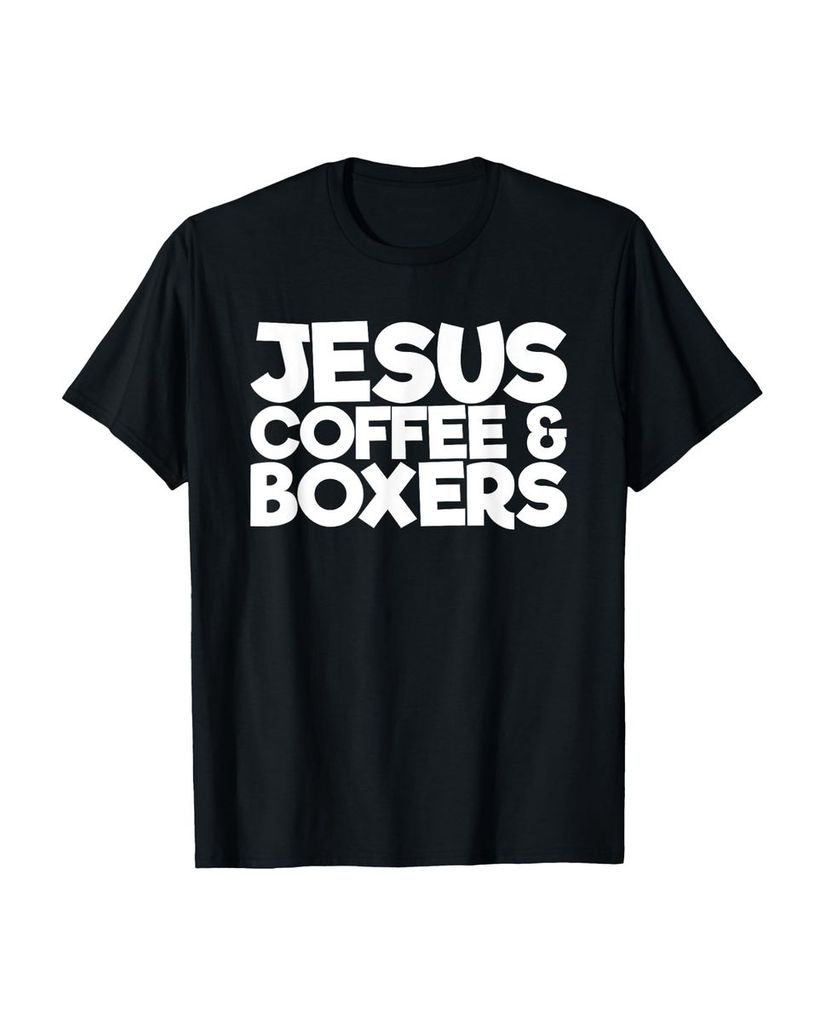 Lustiger T-Shirt „jesus kaffee & boxer“ | lustige-tshirts.de