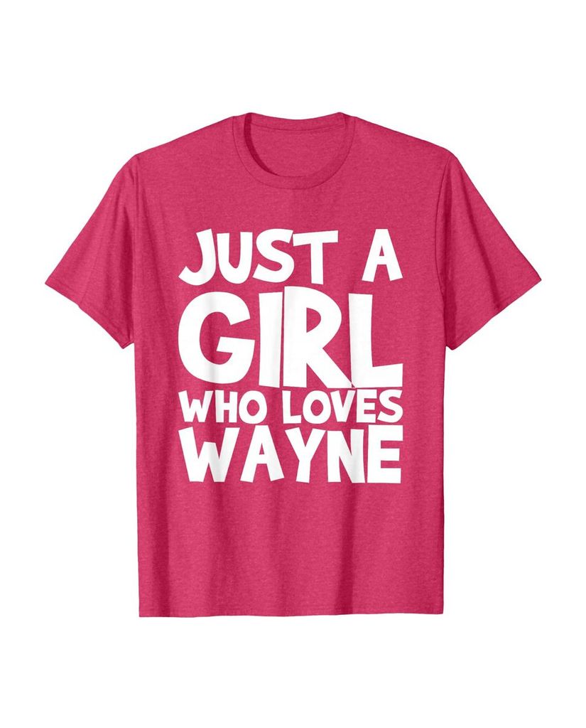 Sag einfach, wen du liebst: T-Shirt „Nur ein Mädchen das Wayne liebt“ – Ansicht 23