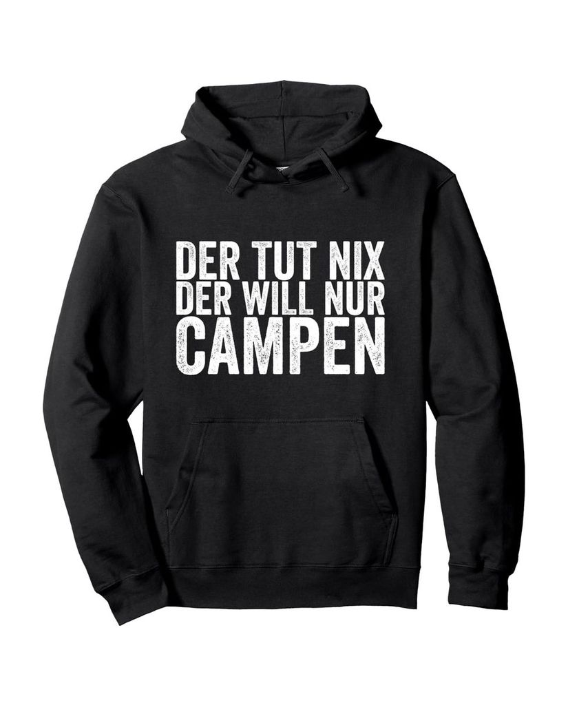 Lustiger Hoodie „Der Tut Nix Der Will Nur Campen“ | lustige-tshirts.de