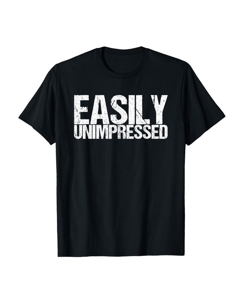 Lustiger T-Shirt „Leicht unbeeindruckt“ | lustige-tshirts.de