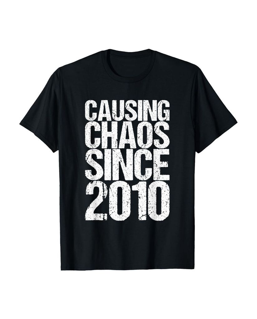 Lustiger T-Shirt „11 Jahre alt 2010 verursacht Chaos“ | lustige-tshirts.de
