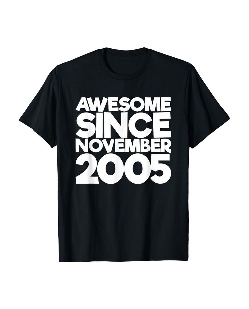 Lustiger T-Shirt „Großartig seit November 2005“ | lustige-tshirts.de
