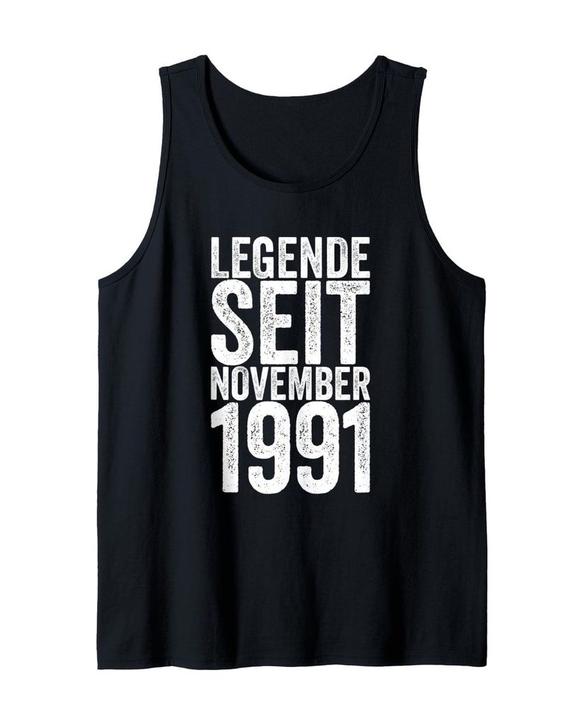 Lustiger Tank Top „Legende Seit November 1991“ | lustige-tshirts.de