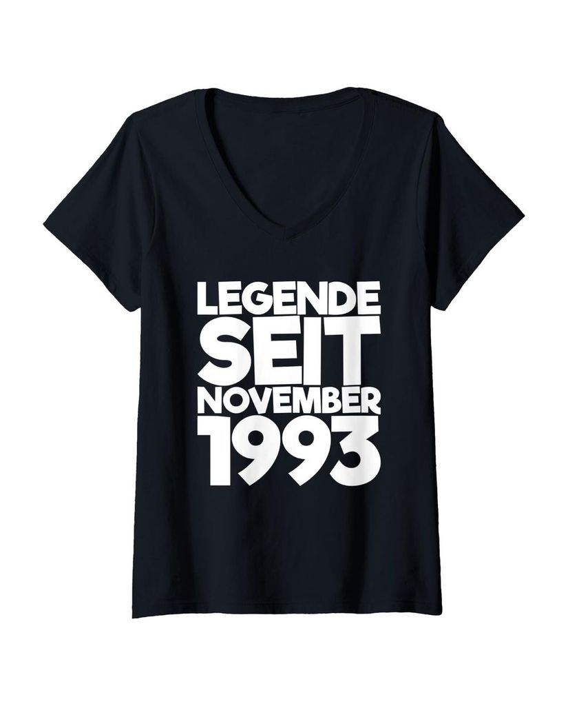 Lustiger T-Shirt mit V-Ausschnitt „Legende Seit November 1993“ | lustige-tshirts.de