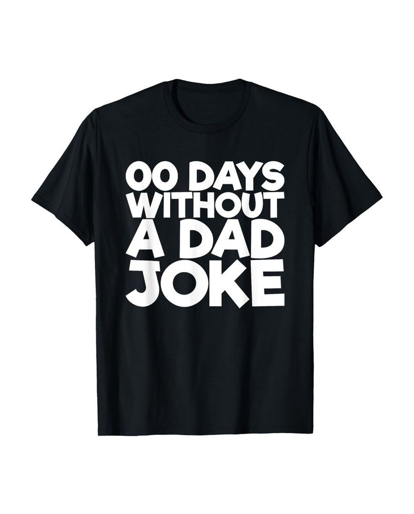 Lustiger T-Shirt „00 Tage ohne Papa-Witz“ | lustige-tshirts.de