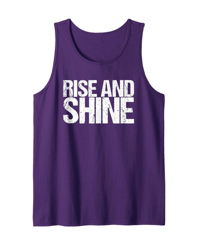 Lustiges Kaffee Tanktop „Rise And Shine“ – Ansicht 6