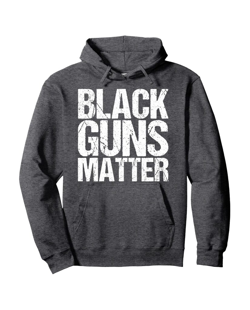 Lustiger Sprüche Hoodie „Black Guns Matter“ – Ansicht 5