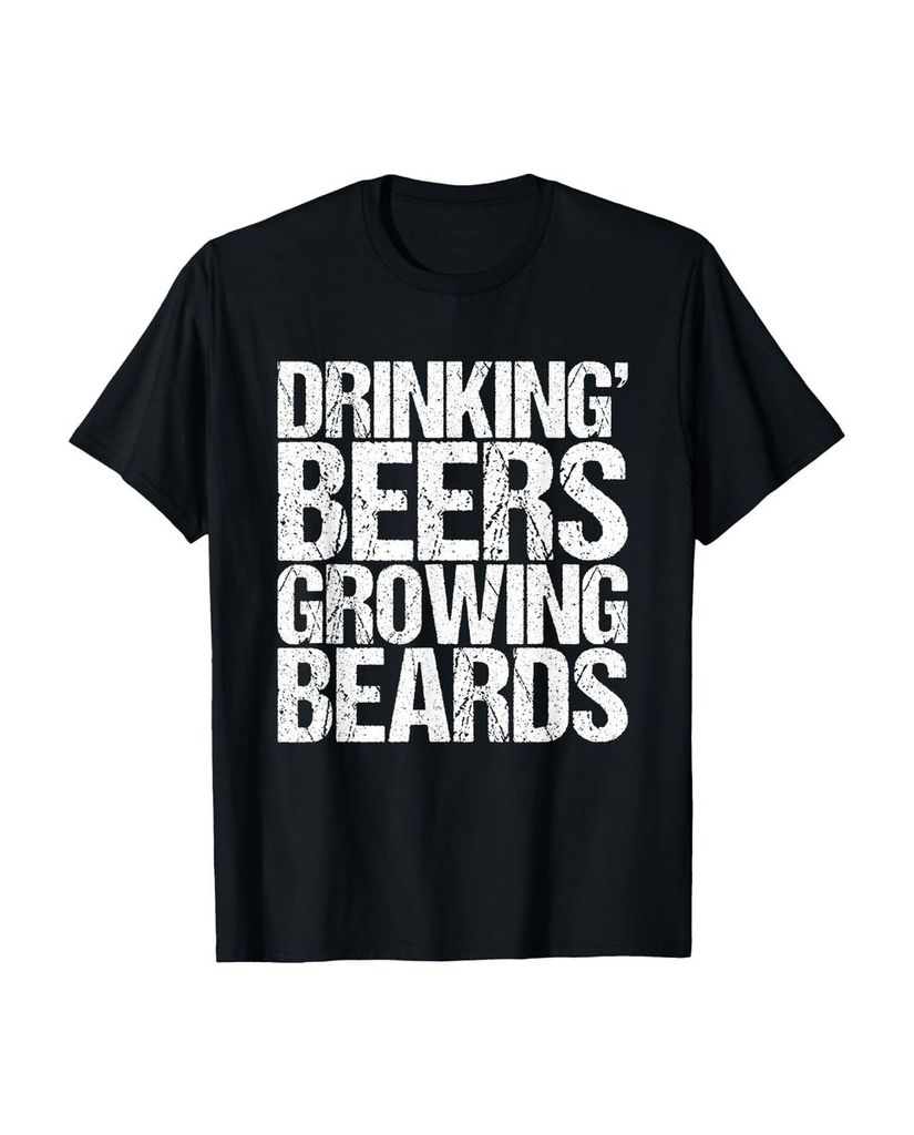Lustiger T-Shirt „Biere trinken wachsende Bärte“ | lustige-tshirts.de