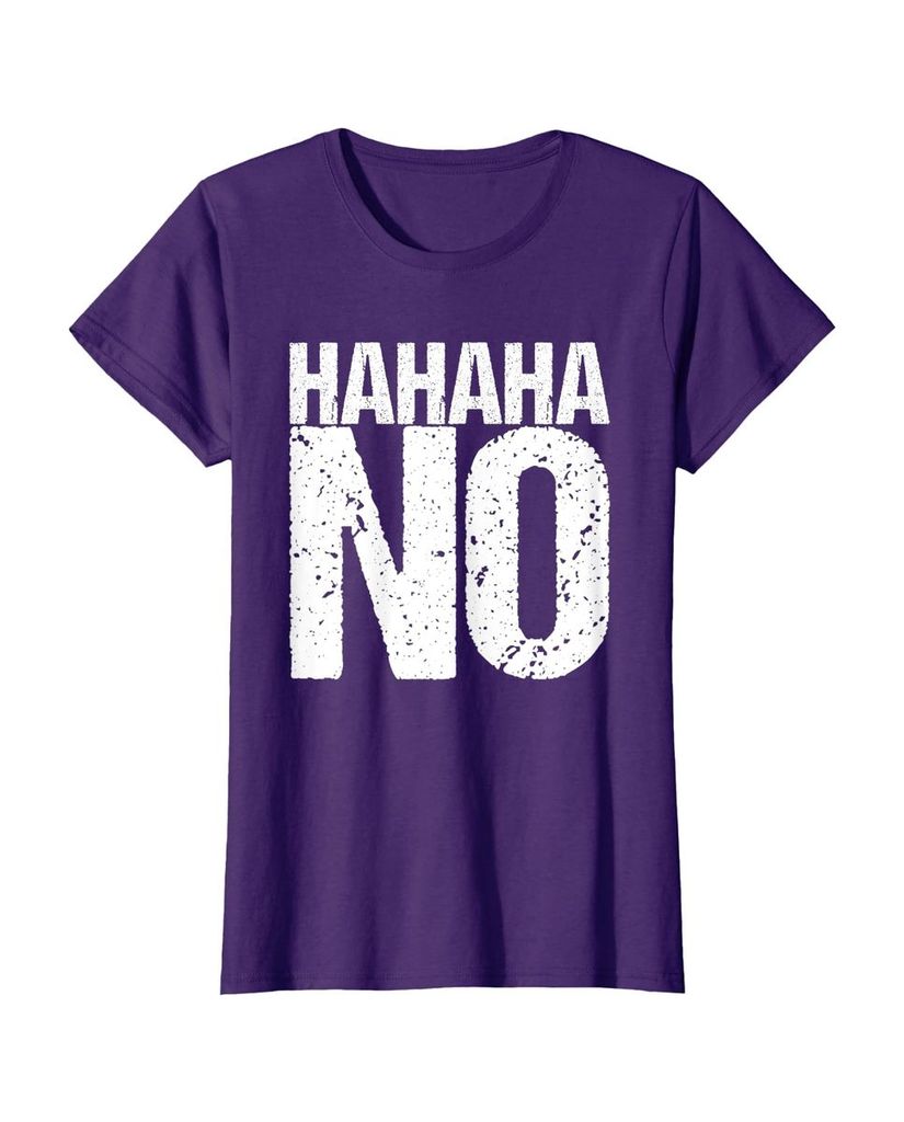 Lustiges Geburtstags T-Shirt „Hahaha No“ – Ansicht 18