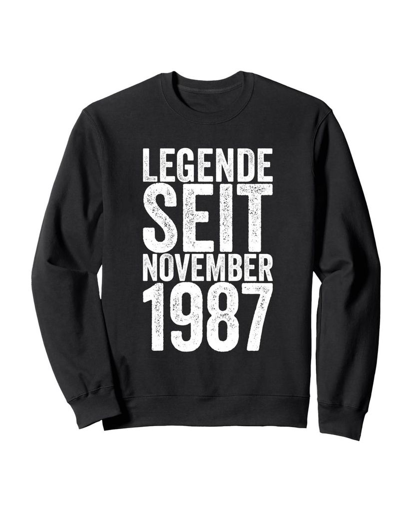 Lustiger Sweatshirt „Legende Seit November 1987“ | lustige-tshirts.de