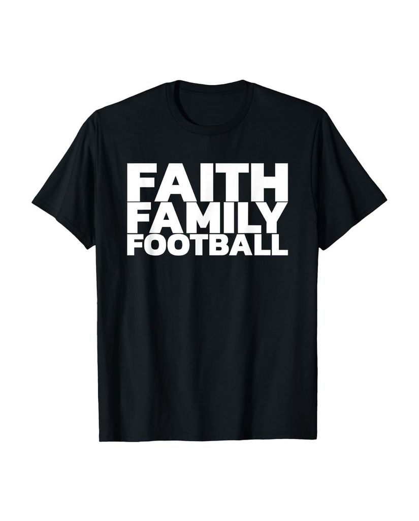 Lustiger T-Shirt „Faith Family Fußball“ | lustige-tshirts.de