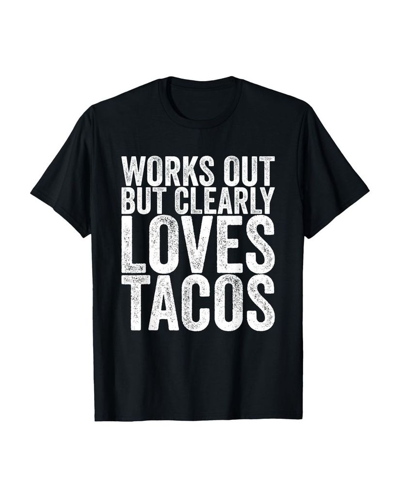 Lustiger T-Shirt „Funktioniert liebt aber eindeutig Tacos“ | lustige-tshirts.de
