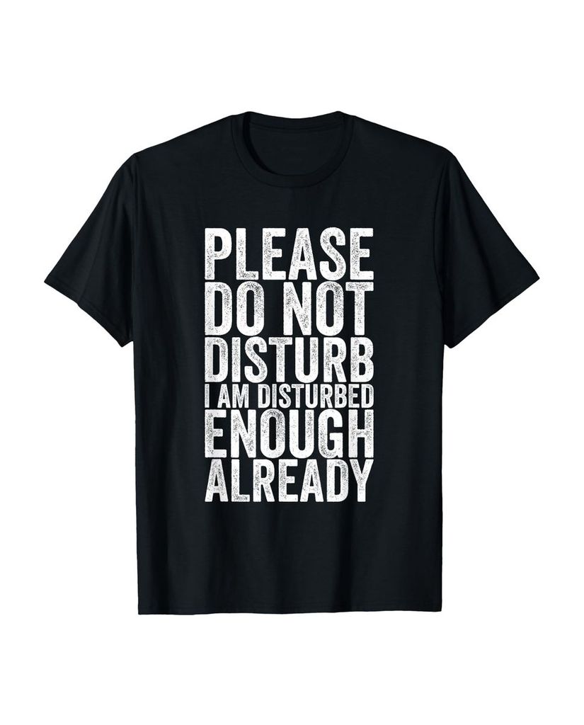 Lustiger T-Shirt „Bitte nicht stören Ich bin schon gestört“ | lustige-tshirts.de