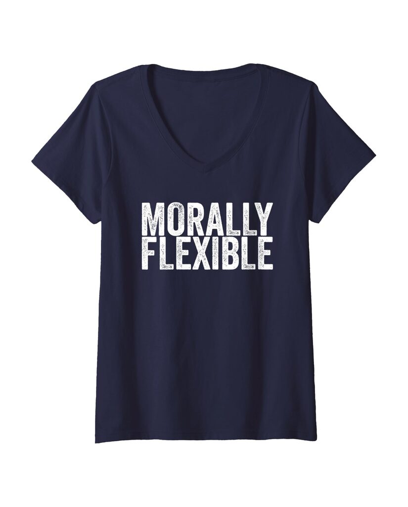 Witziges Geburtstags T-Shirt „Morally Flexible“ – Ansicht 5
