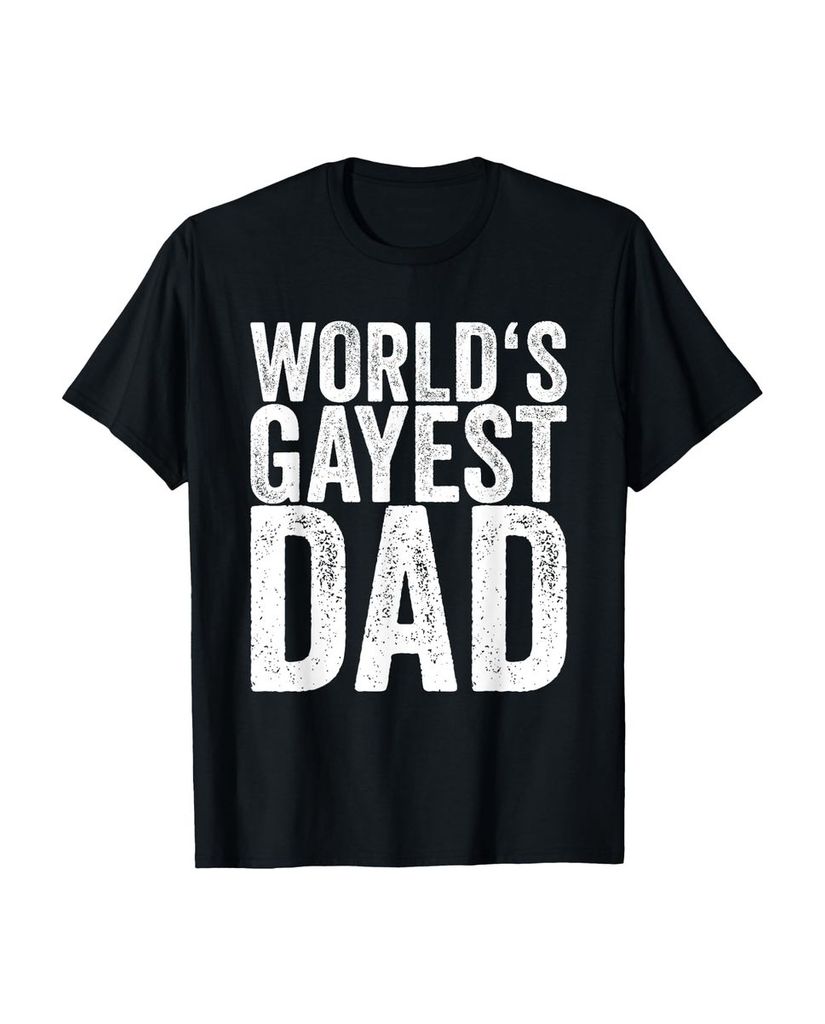 Lustiger T-Shirt „world gay dad“ | lustige-tshirts.de
