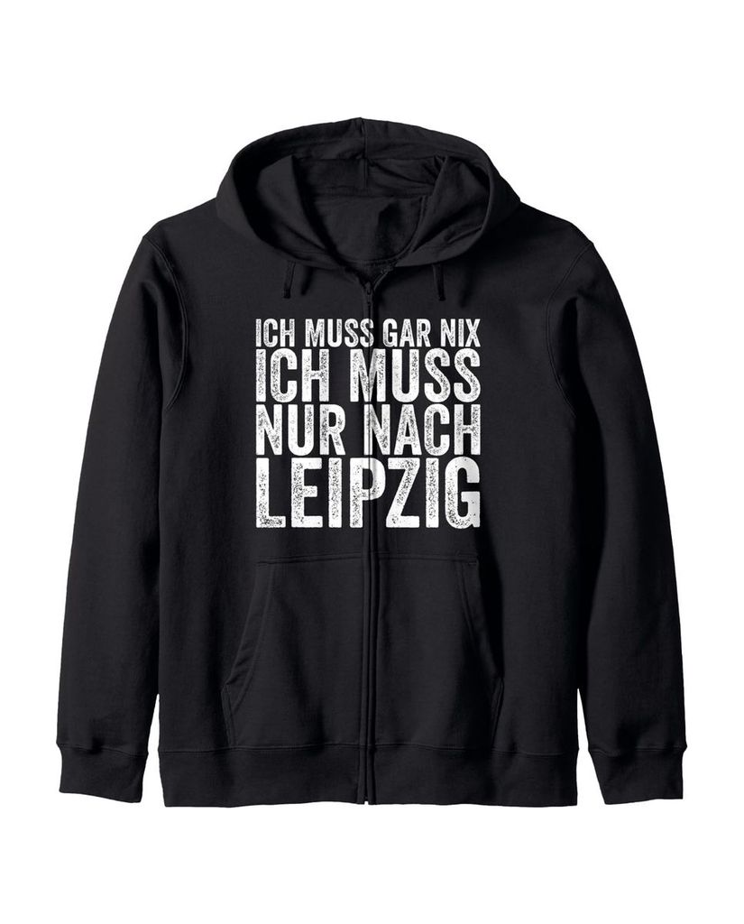 Lustiger Kapuzenjacke „Ich Muss Gar Nix Ich Muss Nur Nach“ | lustige-tshirts.de