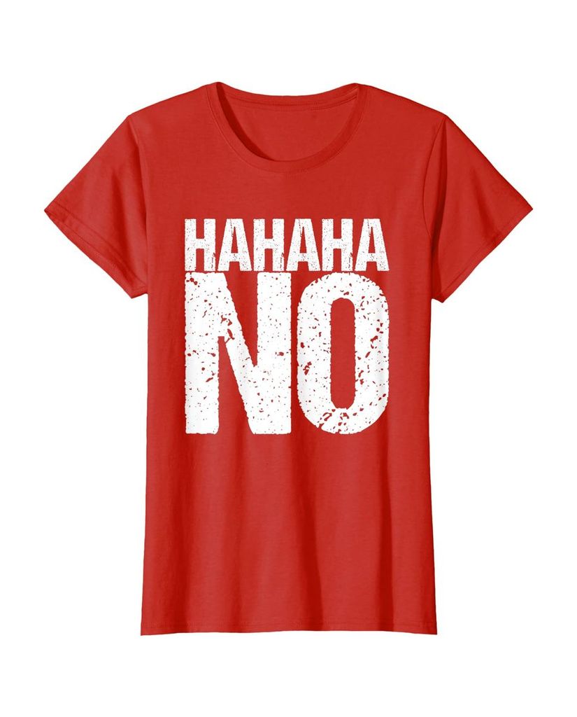 Lustiges Geburtstags T-Shirt „Hahaha No“ – Ansicht 11