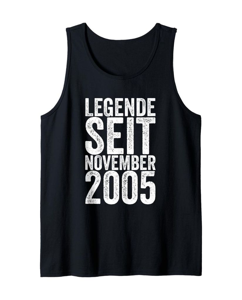 Lustiger Tank Top „Legende Seit November 2005“ | lustige-tshirts.de