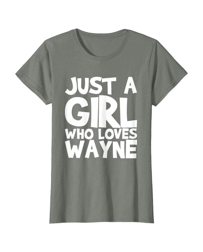 Sag einfach, wen du liebst: T-Shirt „Nur ein Mädchen das Wayne liebt“ – Ansicht 43